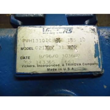 origin Fiji  Vickers PVH1310IC Model C21 Hydraulic Pump
