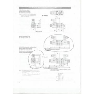 NACHI Macao  Hydraulic Solenoid Operated Directional Control Valve SA-G01-C6-C1-30 origin