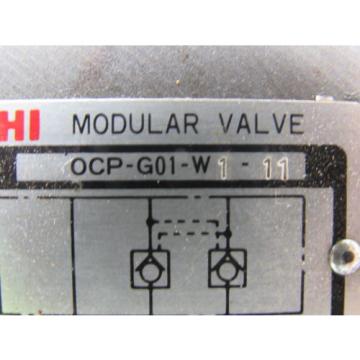 Nachi Puerto Rico  OCP-G01-W1-11 Pilot Operated Check Modular Valve Hydraulic