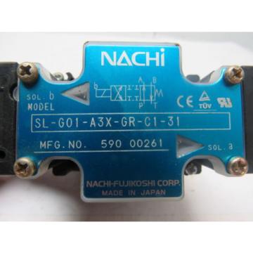 Nachi Austria  SL-GO1-A3X-GR-C1-31 Hydraulic Solenoid Directional Control Valve