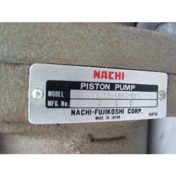 NACHI Libya  PISTON PUMP PVS-1B-16N3-E11