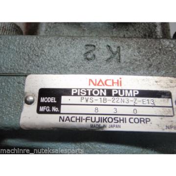 Nachi Qatar  Fujikoshi Corp Piston Pump PVS-1B-22N3-Z-E13_PVS1B22N3ZE13