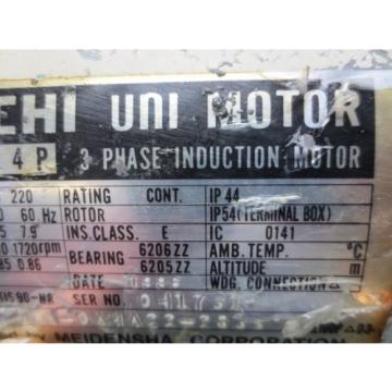 NACHI United Kiongdom  HYDRAULIC MOTOR PUMP LTIS90-NR PVS-1B-22N1-U-11 UPV-1A-22N1-22AG-4-4412B