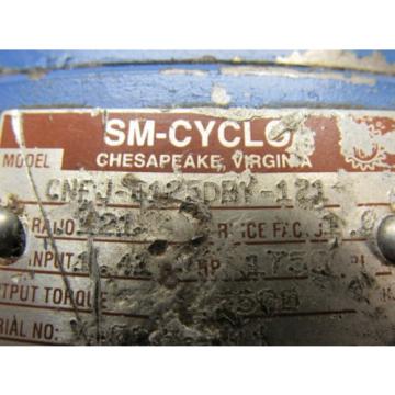 Sumitomo SM-Cyclo CNFJ-6123DBY-121 Inline Gear Reducer 121:1 Ratio 141 Hp