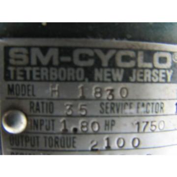 Sumitomo SM-Cyclo R1830 Inline Gear Reducer 35 Ratio 180Hp