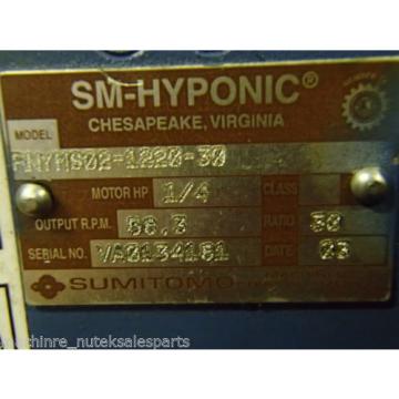 Sumitomo Gear Box SM-Hyponic RNYMS02-1220-30   RNYMS02122030