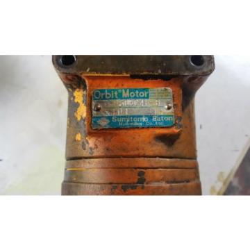 Sumitomo Eaton Hydraulic Orbit Motor H-050BC4F-G, Used, WARRANTY