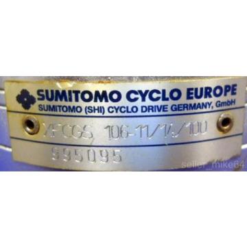 SUMITOMO CYCLO, XFCGS, GEARHEAD, 106-11/14/100, NNB