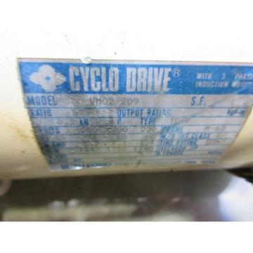 SUMITOMO CYCLO DRIVE VM02-209 CNC WITH LOWER GEAR