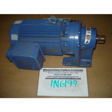 Sumitomo Cyclo gearmotor CNHM-1H-6095YB-6, 292 rpm, 6:1, 15hp, 230/460, inline