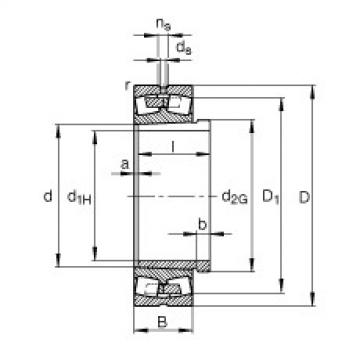 Bearing 239/800-B-K-MB + AH39/800-H FAG