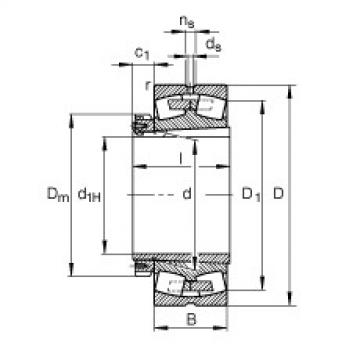 Bearing 239/710-K-MB + H39/710-HG FAG