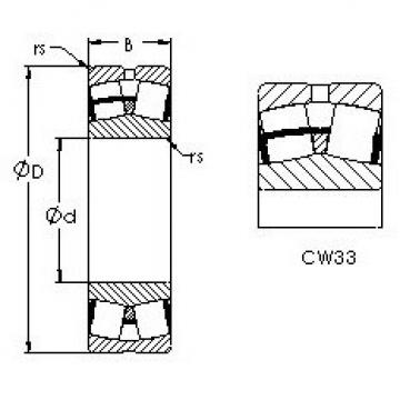 Bearing 24068CAW33 AST