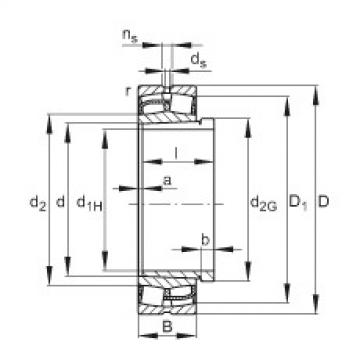 Bearing 24026-E1-K30 + AH24026 FAG