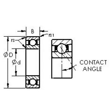 Angular Contact Bearings 71814C AST
