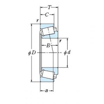 NSK Original SINGLE-ROW TAPERED ROLLER BEARING 48684/48620