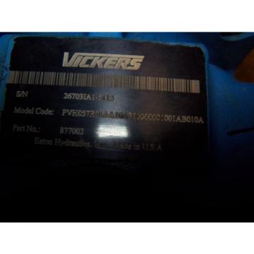 Origin Costa Rica  VICKERS PVH057 VARIABLE DISPLACMENT PUMP PVH057R01AA10A250000001001AB010A