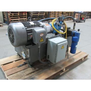 VICKERS Rep.  T50P-VE Hydraulic Power Unit 25 HP 2000PSI 33GPM 70 Gal Tank