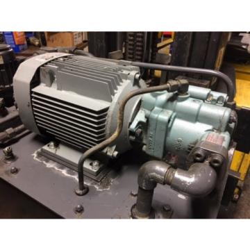 Nachi Ascension  5 HP Hydraulic Unit, Nachi Piston Pump # PVS-1B-22N1-U-2408P, Used