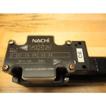 Nachi Philippines  Hydraulic Solenoid Valve Origin OLD STOCK S-G01-C6-GRZ-D2-33