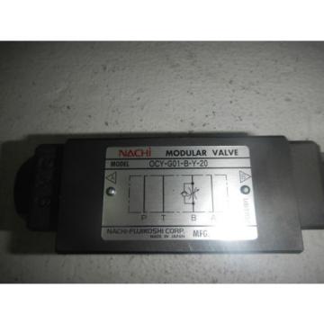 Nachi Japan  OCY-G01-B-Y-20 D03 Hydraulic Flow Control Valve
