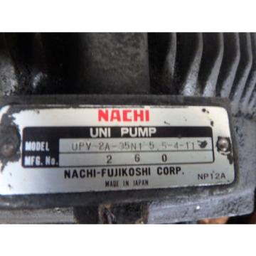 Nachi St.Lucia  Variable Vane Pump amp; Motor_PVS-2B-35N1-11_LTIS85-NNRY_UPV-2A-35N1-55-4-11