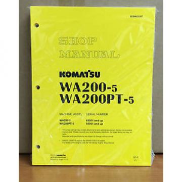 Komatsu Gibraltar  WA200-5H, WA200PT-5H Wheel Loader Shop Service Repair Manual