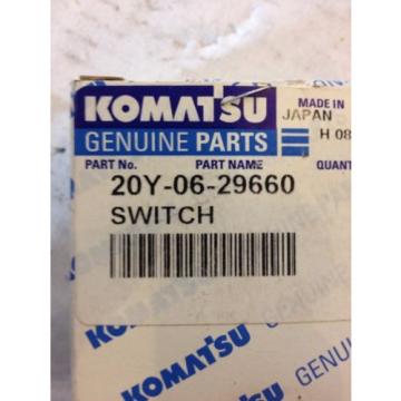 New Uruguay  OEM Komatsu Genuine Parts Switch #20Y-06-29660 Warranty! Fast Ship!