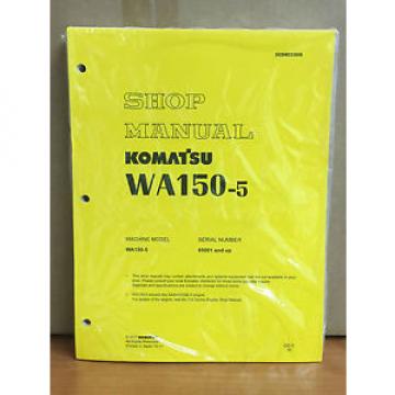 Komatsu Rep.  WA150-5 Wheel Loader Shop Service Repair Manual (H50051 &amp; up)