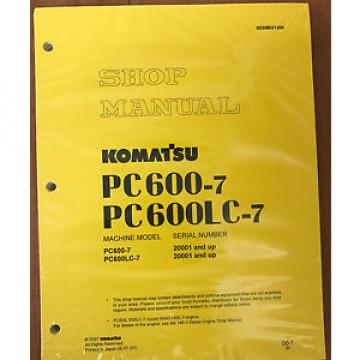 Komatsu Reunion  PC600-7, PC600LC-7 Service Repair Manual