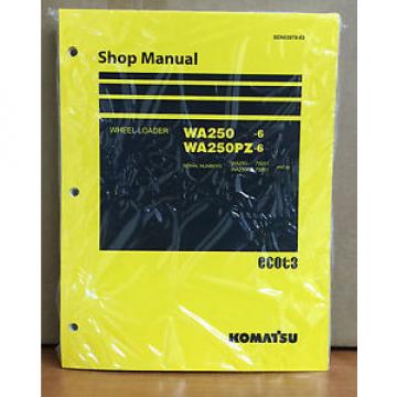 Komatsu Niger  WA250-6, WA250PZ-6 Wheel Loader Shop Service Repair Manual