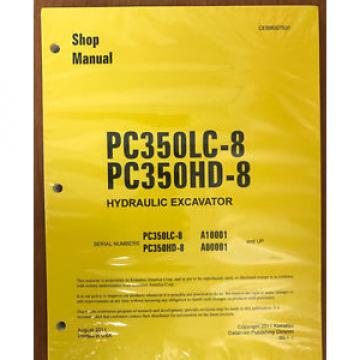 Komatsu Slovenia  PC350HD-8 PC350LC-8 Service Repair Printed Manual