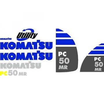 Komatsu Netheriands  PC 50 MR Excavator Decal Set