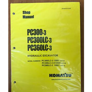 KOMATSU Gibraltar  PC300-3 PC300LC-3 PC360LC-3 Excavator Shop Manual / Repair Service