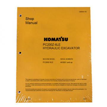 Komatsu Barbados  Service PC200Z-6LE Shop Manual Book NEW