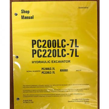 Komatsu United States of America  PC200LC-7L, PC220LC-7L Hydraulic Excavator Shop Repair Service Manual