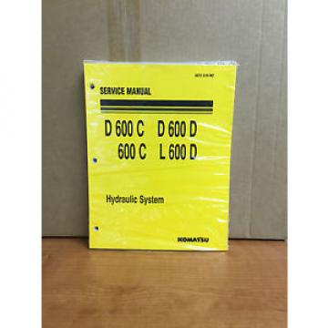 Komatsu Gambia  D600 C D600 D  600C L600D Hydraulic System Service Repair  Shop Manual