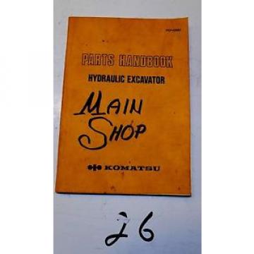 Komatsu Vietnam  EXCAVATOR PARTS HAND BOOK  REFERENCE PEPH0003