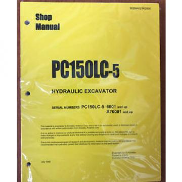 Komatsu Niger  PC150LC-5 Shop Service Repair Printed Manual