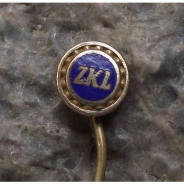 Vintage ZKL Czechoslovakia Ball Bearing Firm Race &amp; Cage Advertising Pin Badge Original import