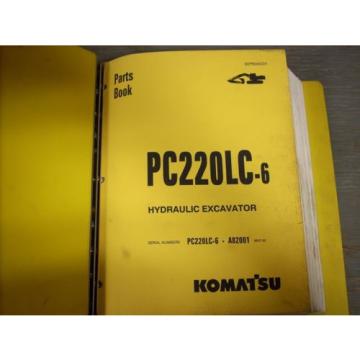 Komatsu Guinea  Parts Book PC220LC-6  Excavator
