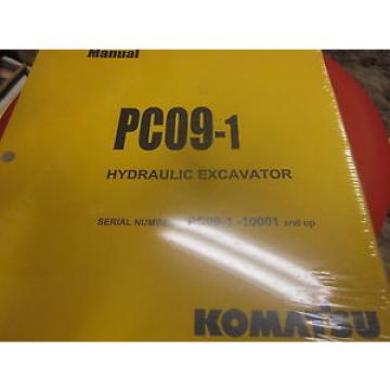 New Ecuador  Komatsu PC09-1 Hydraulic Excavator Operation &amp; Maintenance Manual