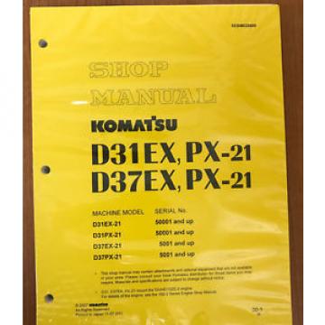 Komatsu Barbados  D31EX-21 D31PX-21 D37PX-21 D37PX-21 Dozer Service Repair Shop Manual