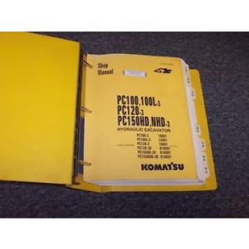 Komatsu Guinea  PC100-3 PC100L-3 PC120-3 Hydraulic Excavator Shop Service Repair Manual