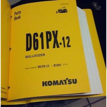 PARTS Iran  MANUAL FOR D61PX-12 SERIAL B1501 AND UP  KOMATSU BULLDOZER