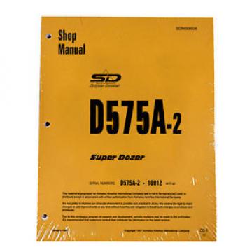 Komatsu Laos  D575A-2 Dozer Service Repair Workshop Printed Manual #3