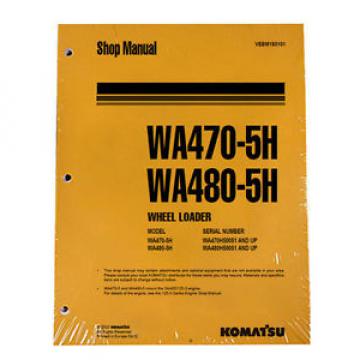 Komatsu France  WA470-5H, WA480-5H Service Repair Manual