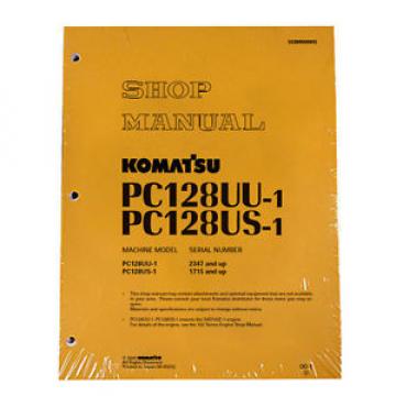 Komatsu Fiji  Service PC128US-1, PC128UU-1 Shop Manual Book