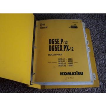 Komatsu Egypt  D65E P-12 D65EX PX-12 Billdozer Dozer 60001-  Service Shop Repair Manual