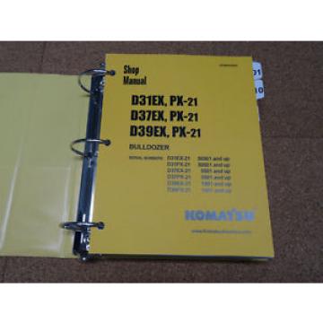 Komatsu Argentina  D31EX/PX-21, D37EX/PX-21, D39EX/PX-21 Dozer Service Shop Repair Manual